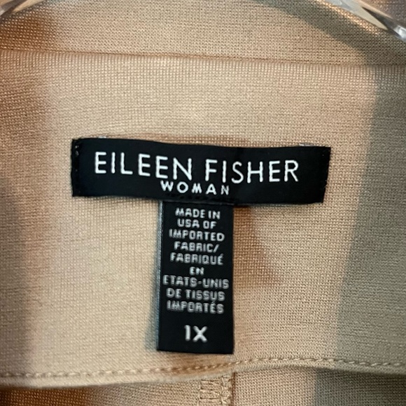 Eileen Fisher Flex Lyocell Ponte Jacket Taupe Size 1X - Picture 3 of 9